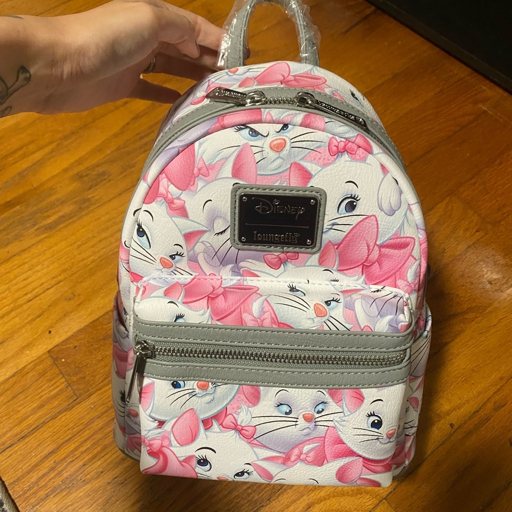Loungefly Disney The Aristocats Marie AOP Mini Backpack